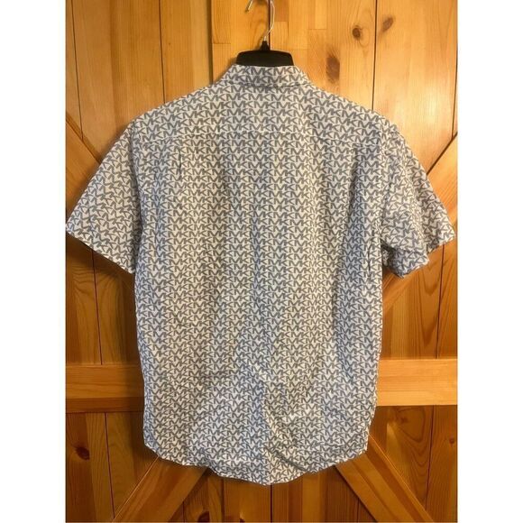 Michael Kors Short Sleeve Men’s Shirt Classic Fit Signature Spellout MK size sma - Picture 4 of 4